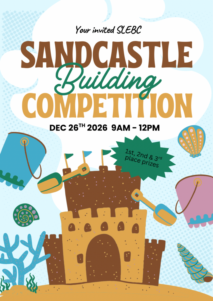 Poster for Boxing Day Sandcastle Competition